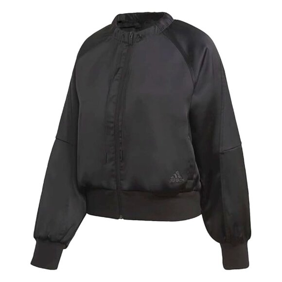 ADIDAS Jackets & Blazers - Adidas GLAM ON BOMBER JACKET, BLACK, SIZE XS